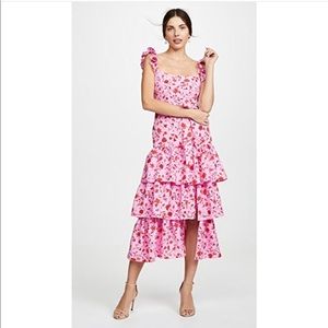 Likely pink and red floral dress NWT